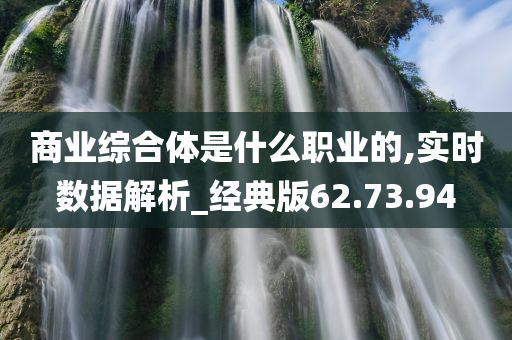 商业综合体是什么职业的,实时数据解析_经典版62.73.94