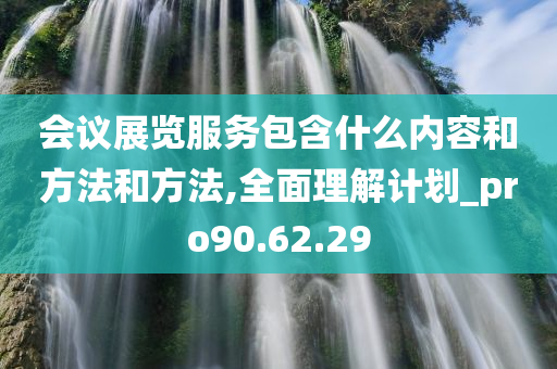 会议展览服务包含什么内容和方法和方法,全面理解计划_pro90.62.29