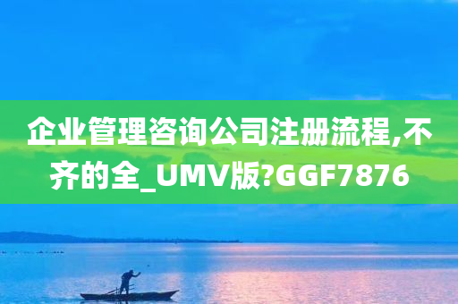 企业管理咨询公司注册流程,不齐的全_UMV版?GGF7876