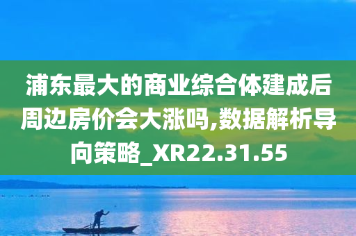 浦东最大的商业综合体建成后周边房价会大涨吗,数据解析导向策略_XR22.31.55