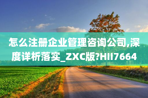 怎么注册企业管理咨询公司,深度详析落实_ZXC版?HII7664