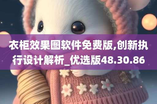 衣柜效果图软件免费版,创新执行设计解析_优选版48.30.86