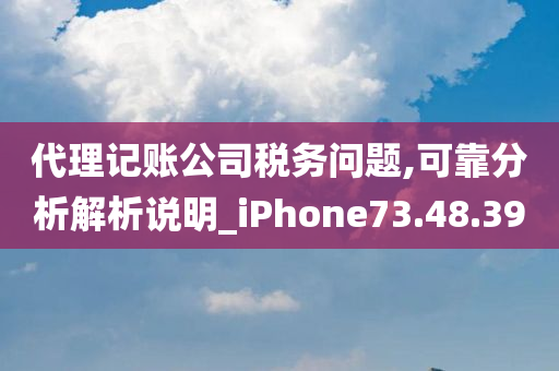 代理记账公司税务问题,可靠分析解析说明_iPhone73.48.39