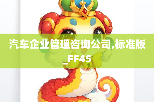 汽车企业管理咨询公司,标准版_FF45