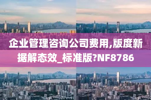 企业管理咨询公司费用,版度新据解态效_标准版?NF8786