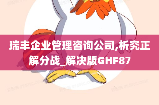 瑞丰企业管理咨询公司,析究正解分战_解决版GHF87