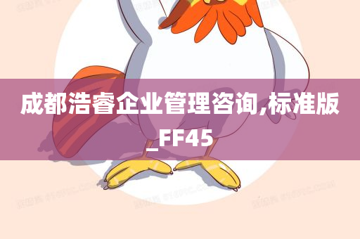 成都浩睿企业管理咨询,标准版_FF45