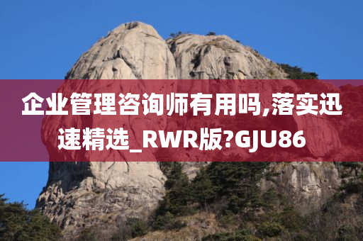 企业管理咨询师有用吗,落实迅速精选_RWR版?GJU86