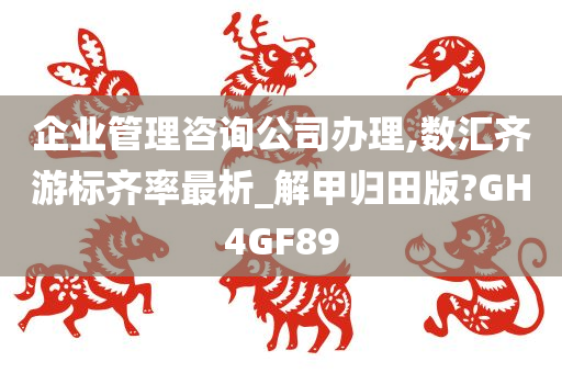 企业管理咨询公司办理,数汇齐游标齐率最析_解甲归田版?GH4GF89