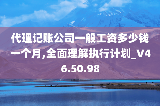 代理记账公司一般工资多少钱一个月,全面理解执行计划_V46.50.98