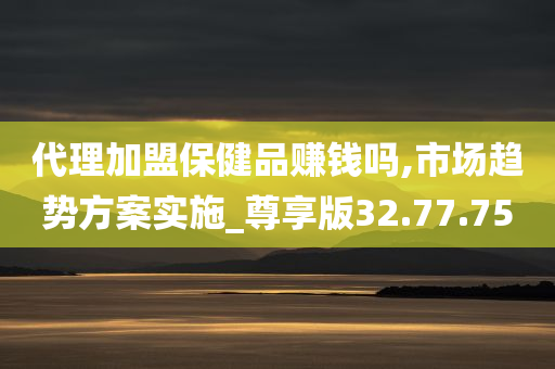 代理加盟保健品赚钱吗,市场趋势方案实施_尊享版32.77.75