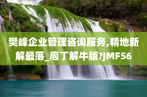 樊峰企业管理咨询服务,精地新解最落_庖丁解牛版?JMF56