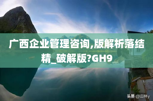 广西企业管理咨询,版解析落结精_破解版?GH9