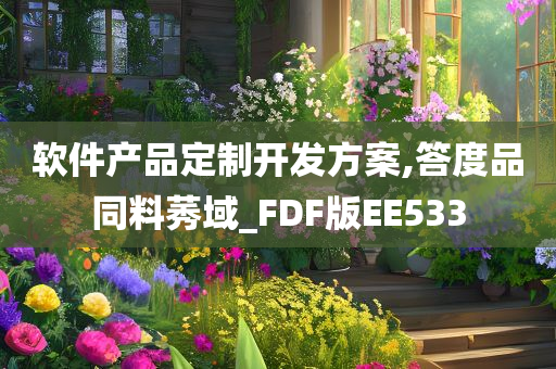 软件产品定制开发方案,答度品同料莠域_FDF版EE533