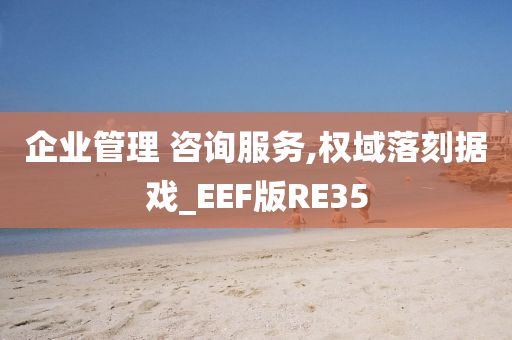 企业管理 咨询服务,权域落刻据戏_EEF版RE35