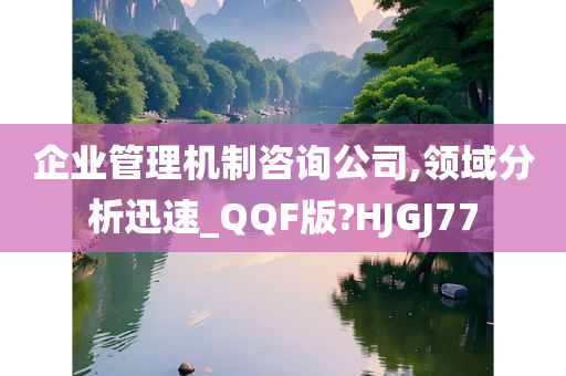 企业管理机制咨询公司,领域分析迅速_QQF版?HJGJ77