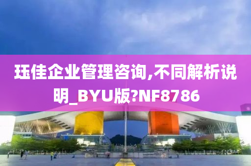 珏佳企业管理咨询,不同解析说明_BYU版?NF8786