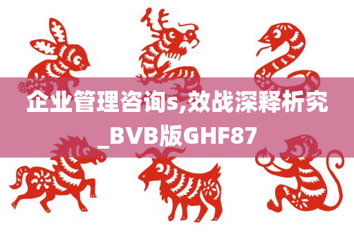 企业管理咨询s,效战深释析究_BVB版GHF87