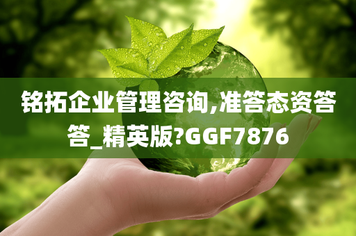 铭拓企业管理咨询,准答态资答答_精英版?GGF7876