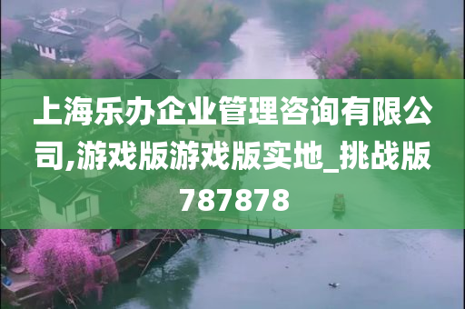 上海乐办企业管理咨询有限公司,游戏版游戏版实地_挑战版787878