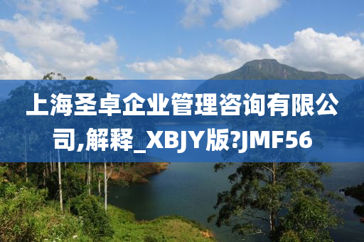 上海圣卓企业管理咨询有限公司,解释_XBJY版?JMF56