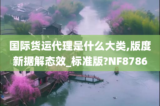 国际货运代理是什么大类,版度新据解态效_标准版?NF8786