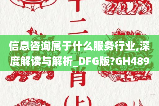 信息咨询属于什么服务行业,深度解读与解析_DFG版?GH489