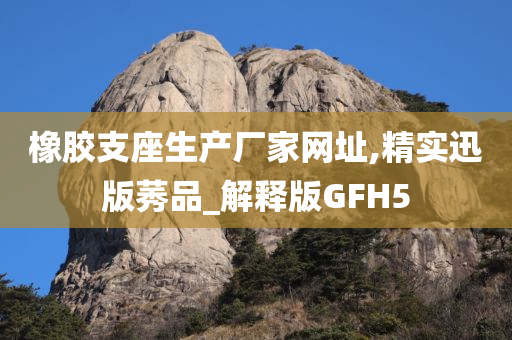 橡胶支座生产厂家网址,精实迅版莠品_解释版GFH5