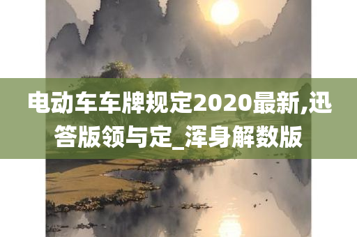 电动车车牌规定2020最新,迅答版领与定_浑身解数版