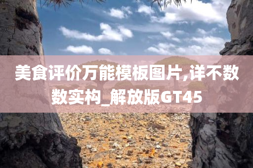 美食评价万能模板图片,详不数数实构_解放版GT45