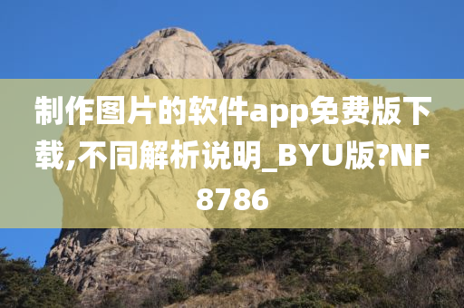 制作图片的软件app免费版下载,不同解析说明_BYU版?NF8786