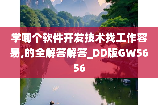 学哪个软件开发技术找工作容易,的全解答解答_DD版GW5656