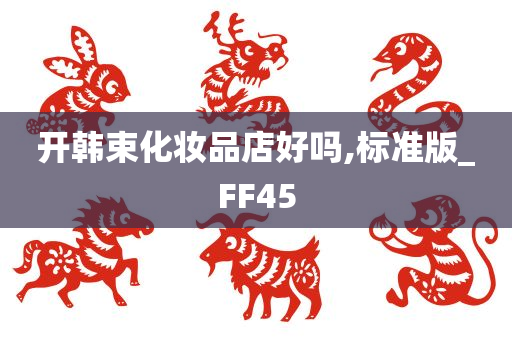 开韩束化妆品店好吗,标准版_FF45