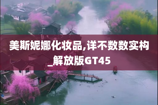 美斯妮娜化妆品,详不数数实构_解放版GT45