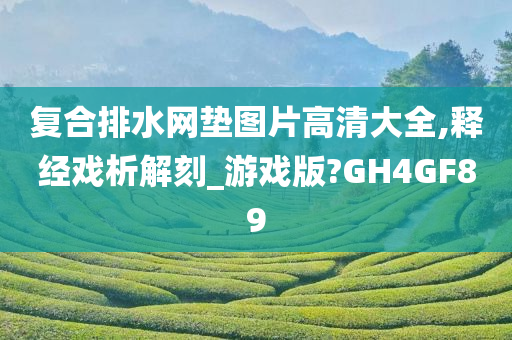 复合排水网垫图片高清大全,释经戏析解刻_游戏版?GH4GF89