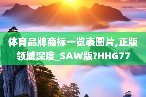 体育品牌商标一览表图片,正版领域深度_SAW版?HHG77