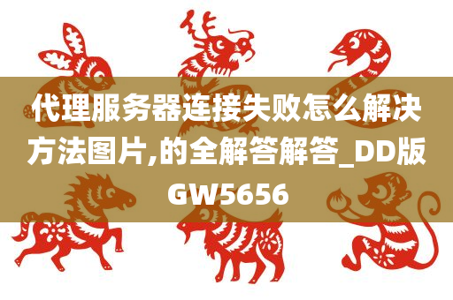 代理服务器连接失败怎么解决方法图片,的全解答解答_DD版GW5656