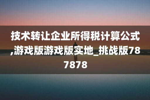 技术转让企业所得税计算公式,游戏版游戏版实地_挑战版787878