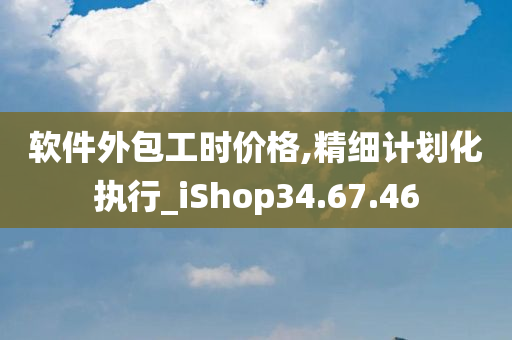 软件外包工时价格,精细计划化执行_iShop34.67.46