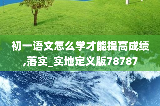 初一语文怎么学才能提高成绩,落实_实地定义版78787