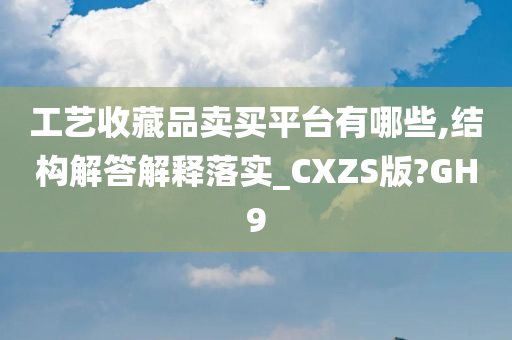 工艺收藏品卖买平台有哪些,结构解答解释落实_CXZS版?GH9