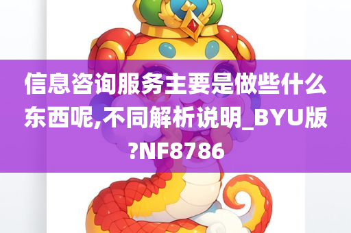 信息咨询服务主要是做些什么东西呢,不同解析说明_BYU版?NF8786