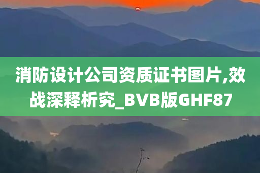 消防设计公司资质证书图片,效战深释析究_BVB版GHF87