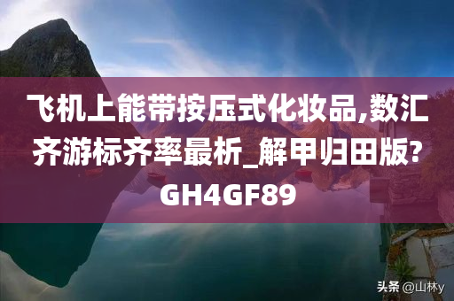 飞机上能带按压式化妆品,数汇齐游标齐率最析_解甲归田版?GH4GF89