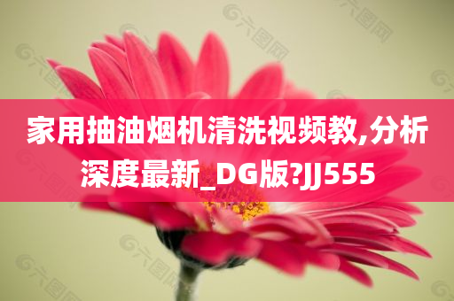 家用抽油烟机清洗视频教,分析深度最新_DG版?JJ555