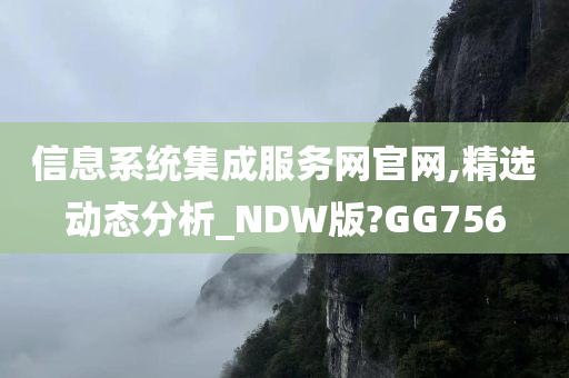 信息系统集成服务网官网,精选动态分析_NDW版?GG756