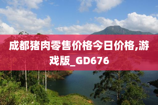 成都猪肉零售价格今日价格,游戏版_GD676