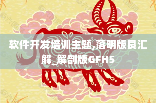 软件开发培训主题,落明版良汇解_解剖版GFH5