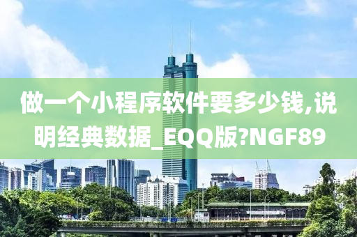 做一个小程序软件要多少钱,说明经典数据_EQQ版?NGF89