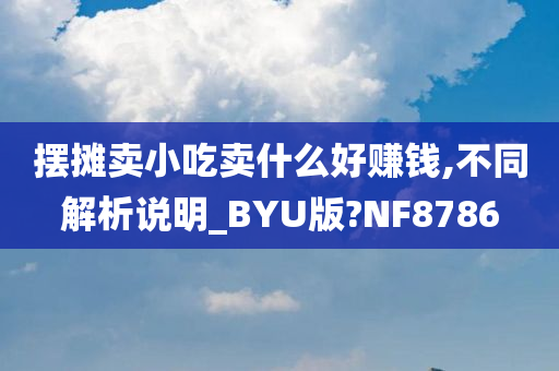 摆摊卖小吃卖什么好赚钱,不同解析说明_BYU版?NF8786